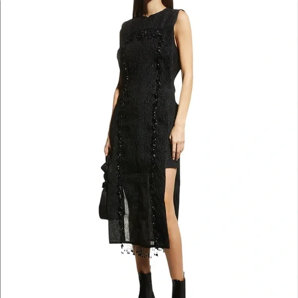 Ganni | Dresses | Nwt Ganni Jacquard Dress Size 8 Us 4 Fr